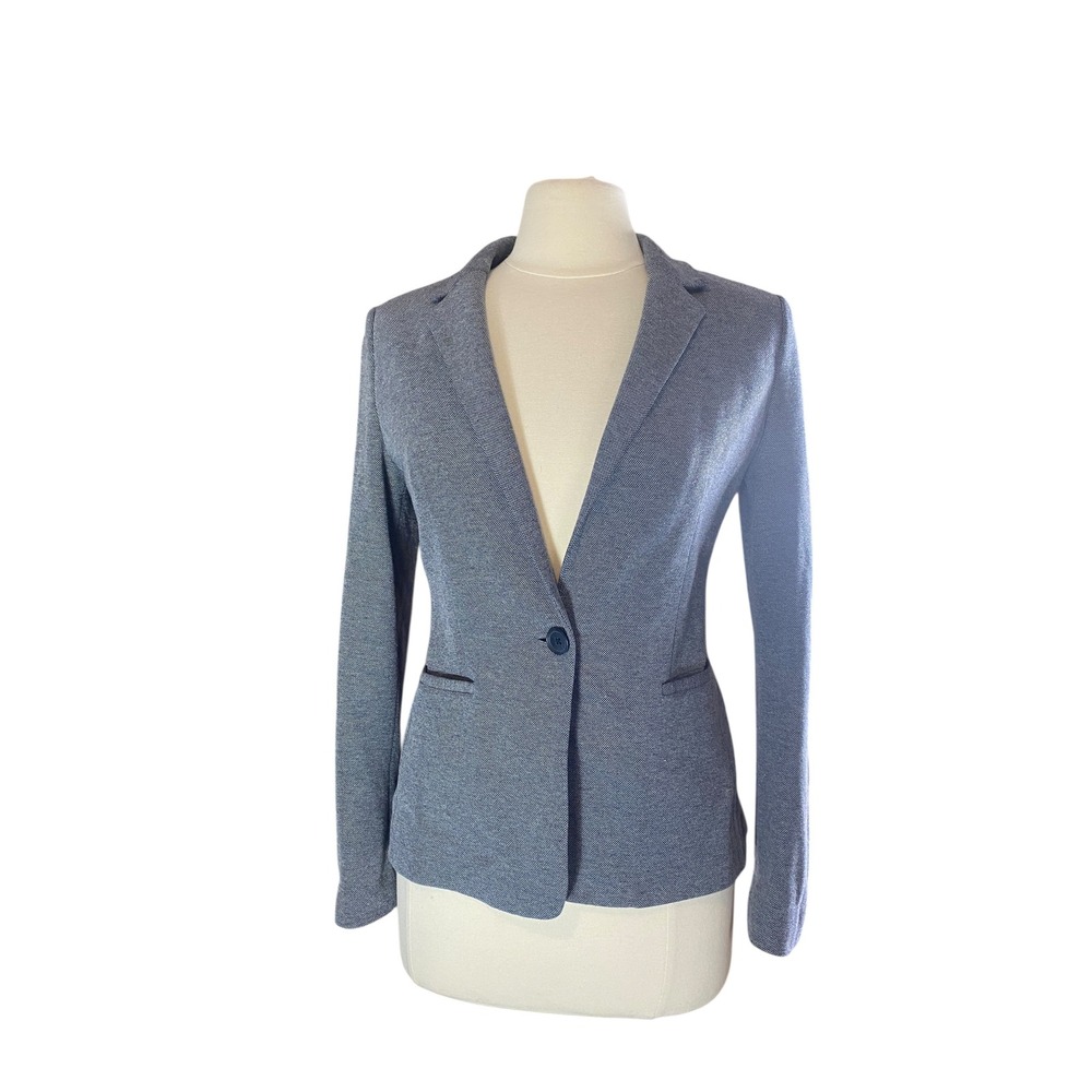 Express Knit Blazer Women  Single Button Notched Lapel SMALL
